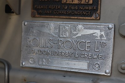 Lot 1951 Rolls Royce Silver Wraith HJ Mulliner & Co Sedanca de Ville