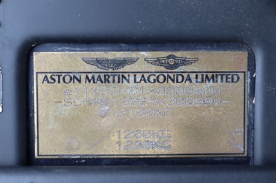 Lot 2000 Aston Martin DB7 V12 Vantage 'GTS'