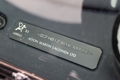 Lot 2000 Aston Martin DB7 V12 Vantage 'GTS'