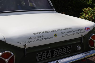 Lot 44 - 1965 Ford Lotus Cortina Rally Car