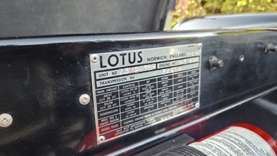 Lot 1973 Lotus Europa Twin Cam 'John Player Special'