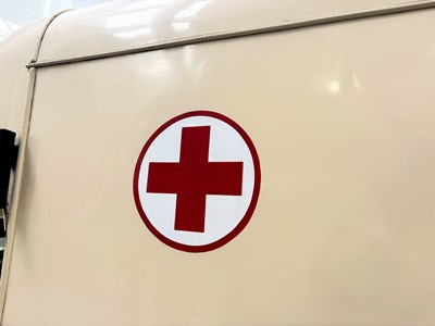 Lot 1938 Nash Ambassador Six Bata Ambulance