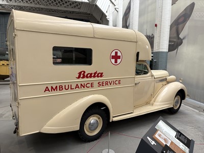 Lot 1938 Nash Ambassador Six Bata Ambulance