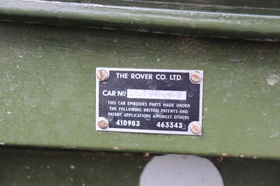 Lot 1950 Land-Rover Series I 80"