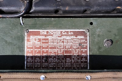 Lot 1950 Land-Rover Series I 80"
