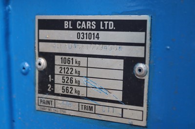 Lot 1981 Triumph Spitfire 1500