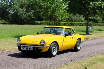 Lot 1976 Triumph Spitfire 1500