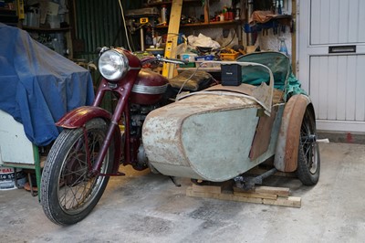 Lot 1952 Triumph 5T Speed Twin Combination Sidecar