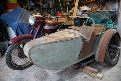 Lot 1952 Triumph 5T Speed Twin Combination Sidecar
