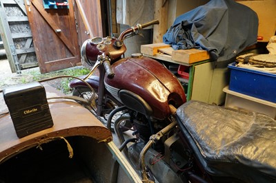 Lot 1952 Triumph 5T Speed Twin Combination Sidecar