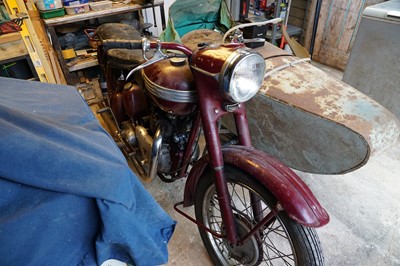 Lot 1952 Triumph 5T Speed Twin Combination Sidecar