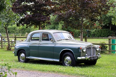 Lot 1961 Rover P4 100
