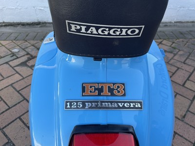 Lot 1978 Vespa ET3 Primavera 125