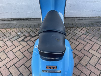 Lot 1978 Vespa ET3 Primavera 125