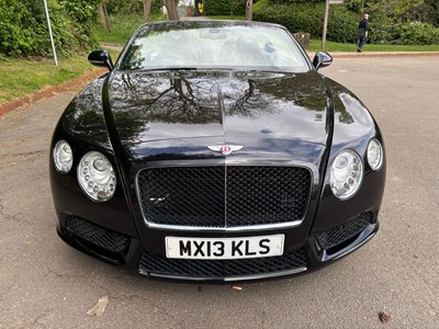 Lot 2013 Bentley Continental GTC V8