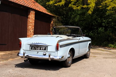 Lot 1961 Sunbeam Rapier Series IIIA Convertible