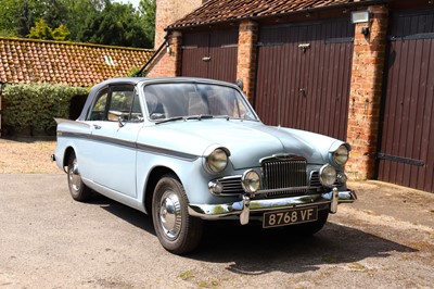 Lot 1961 Sunbeam Rapier Series IIIA Convertible