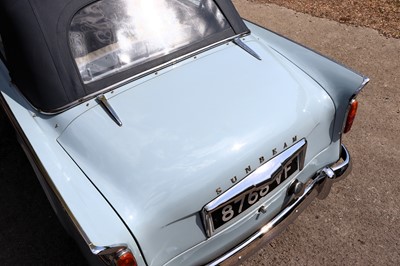 Lot 1961 Sunbeam Rapier Series IIIA Convertible
