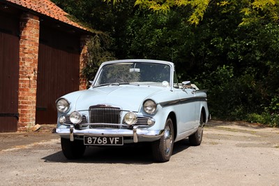 Lot 1961 Sunbeam Rapier Series IIIA Convertible