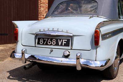 Lot 1961 Sunbeam Rapier Series IIIA Convertible