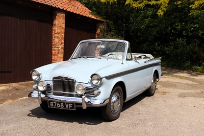 Lot 1961 Sunbeam Rapier Series IIIA Convertible
