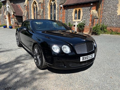 Lot 2010 Bentley Continental GTC Speed