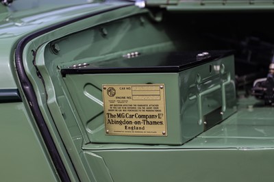 Lot 55 - 1937 MG SA Tickford Drophead Coupé