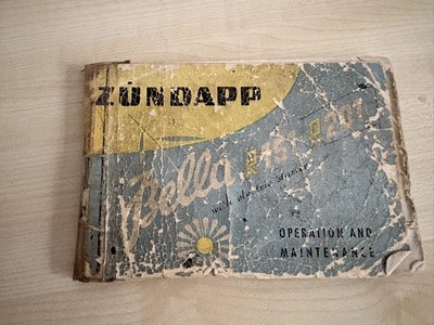 Lot 1956 Zundapp Bella 200