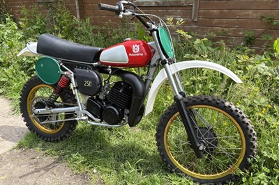 Lot c1975 Husqvarna CR250