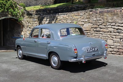Lot 1958 Mercedes-Benz 190 'Ponton'