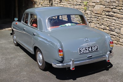 Lot 1958 Mercedes-Benz 190 'Ponton'
