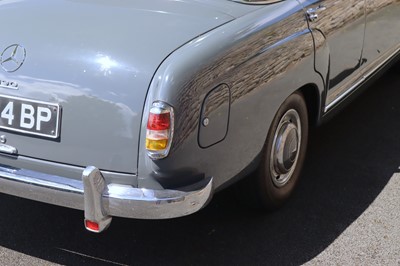 Lot 1958 Mercedes-Benz 190 'Ponton'
