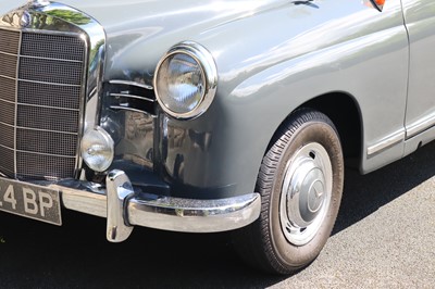 Lot 1958 Mercedes-Benz 190 'Ponton'