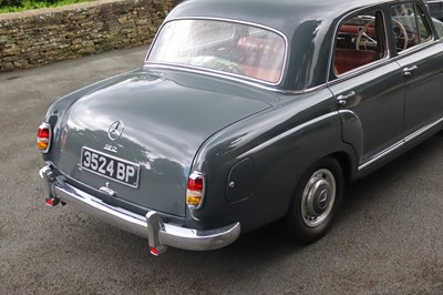 Lot 1958 Mercedes-Benz 190 'Ponton'