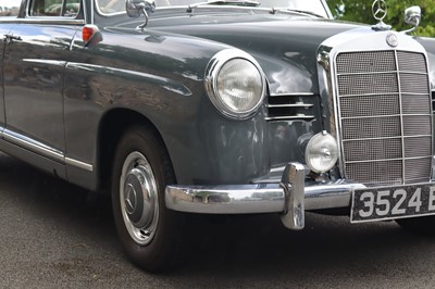 Lot 1958 Mercedes-Benz 190 'Ponton'