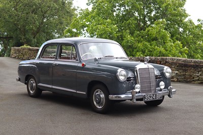 Lot 1958 Mercedes-Benz 190 'Ponton'