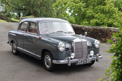 Lot 1958 Mercedes-Benz 190 'Ponton'