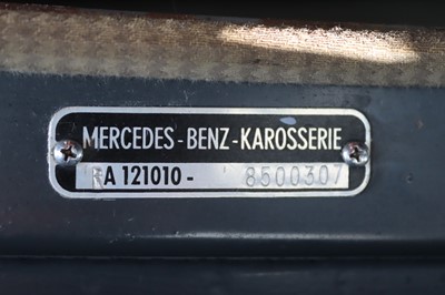 Lot 1958 Mercedes-Benz 190 'Ponton'
