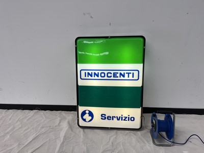 Lot Innocenti double sided light-up sign original