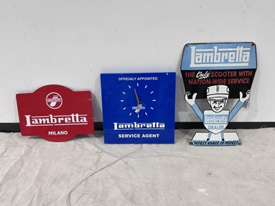 Lot Lambretta shop display bundle