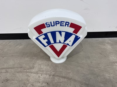Lot Fina petrol pump globe