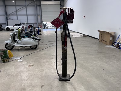 Lot Vintage petrol pump