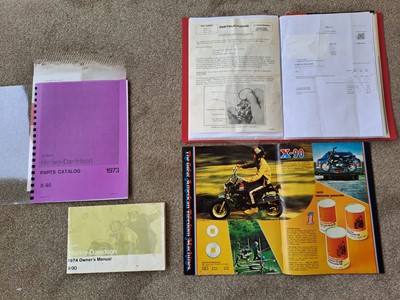 Lot 1975 Harley Davidson X90