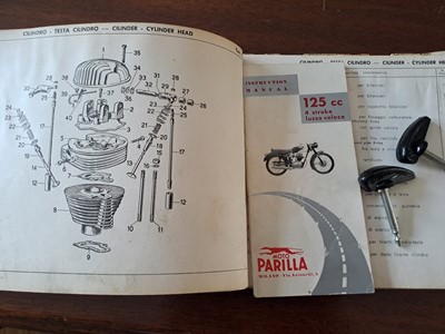 Lot 1958 Moto Parilla 125 Sprint