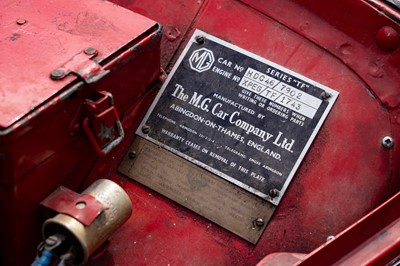 Lot 1954 MG TF 1500