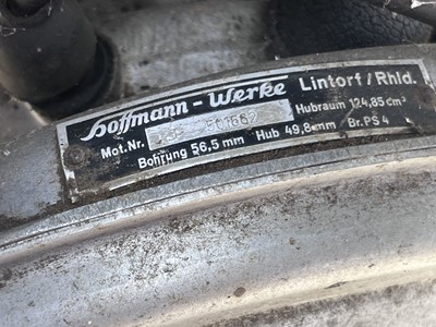 Lot 1952 Vespa Hoffmann B