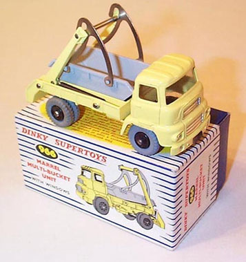 Lot 211 - Dinky No.966 Marrel Multi Bucket Unit (Leyland L Ad Skip Cab Truck)