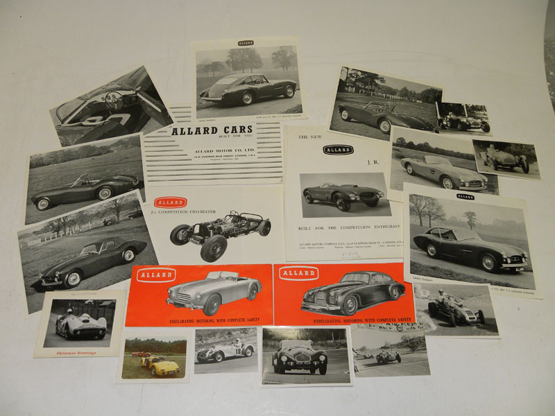 Lot 236 - Allard Paperwork