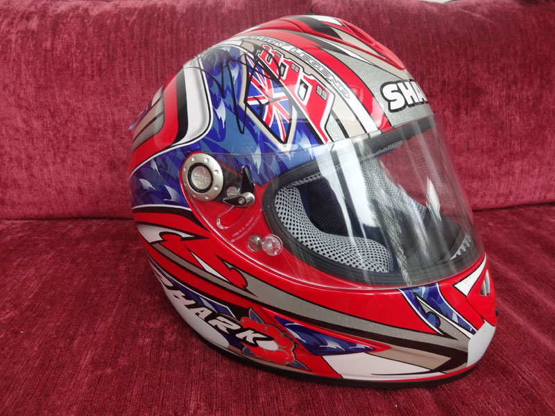 Lot 23 - Carl Fogarty 1999 Signed Replica Helmet