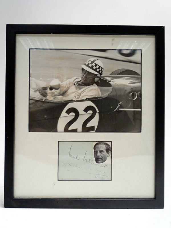 Lot 94 - Innes Ireland Signed Presentation